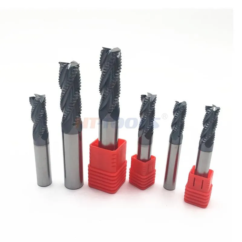 4 flutes end mills