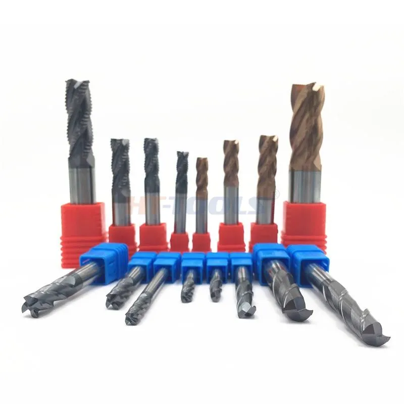 2 flutes end mills